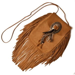 Saint Laurent brown Bag fringed Shoulder western Paris